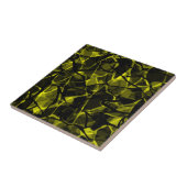 Nahtloser flüssiger, abstrakter, schwarzgrüner Mar Fliese (Seite)