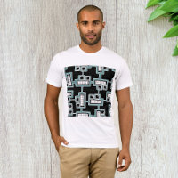 Nahtloser futuristischer Mens-T - Shirt