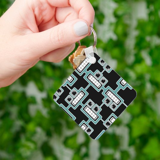 Nahtloser futuristischer Schlüsselanhänger