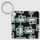 Nahtloser futuristischer Schlüsselanhänger (Vorderseite)