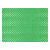 Nahtloser grüner Hintergrund mit Punktenmuster Tischdecke (Vorderseite (Horizontal))