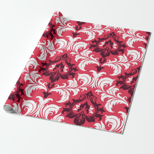 Nahtloser Hintergrund aus einem floralen Ornament, Geschenkpapier