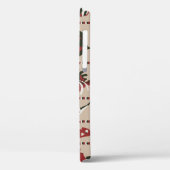 Nahtloser Hintergrund mit Meereslebewesen - Krabbe Case-Mate iPhone Hülle (Rückseite / Links)