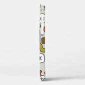 nahtloser Hintergrund mit Monstern niedlicher Cart Case-Mate iPhone Hülle (Rückseite / Links)