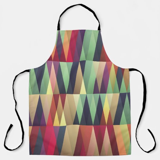 Nahtloser Hintergrund mit vielen Trianglesstreet, Schürze (Vorderseite)