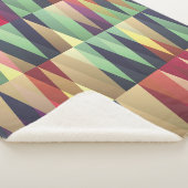 Nahtloser Hintergrund mit vielen Trianglesstreet, Sherpadecke (3/4)