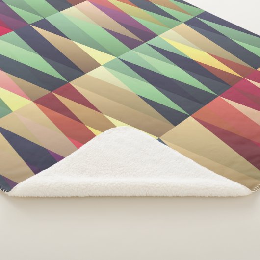 Nahtloser Hintergrund mit vielen Trianglesstreet, Sherpadecke (3/4)