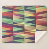 Nahtloser Hintergrund mit vielen Trianglesstreet, Sherpadecke (Vorderseite (Horizontal))