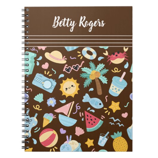 nahtloser Hintergrund Notizblock (Vorderseite)