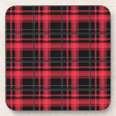 Nahtloser, karierter karierter, gestreifter Streif Getränkeuntersetzer (Vorderseite)