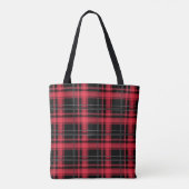 Nahtloser, karierter karierter, gestreifter Streif Tasche (Rückseite)