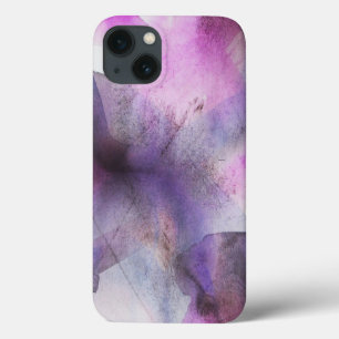 nahtloser Kubismus lila abstrakte Kunst iPhone 13 Hülle