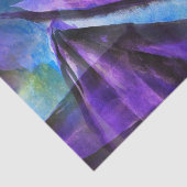 nahtloser Kubismus lila, blaue abstrakte Kunst Seidenpapier (Ausschnitt)