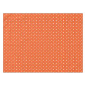 Nahtloser leuchtend orangefarbener Hintergrund mit Tischdecke (Vorderseite (Horizontal))