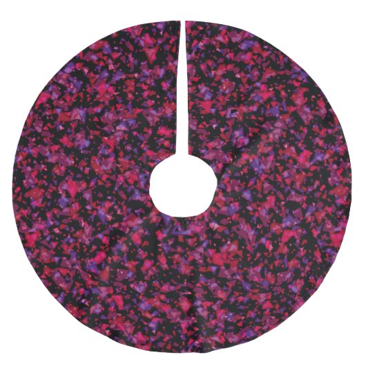 Nahtloser Marmorgranit abstrakt modernes Muster pr Polyester Weihnachtsbaumdecke (Vorderseite)