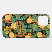 nahtloser Musterhintergrund mit Pine-Blätter, Star Case-Mate iPhone Hülle (Rückseite (Horizontal))