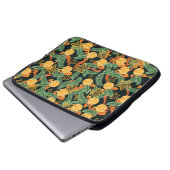 nahtloser Musterhintergrund mit Pine-Blätter, Star Laptopschutzhülle (Vorne Knopf)