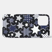 Nahtloser Musterhintergrund mit stilisierter Stars Case-Mate iPhone Hülle (Rückseite (Horizontal))