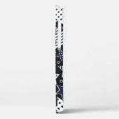 Nahtloser Musterhintergrund mit stilisierter Stars Case-Mate iPhone Hülle (Rückseite / Links)