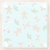 Nahtloser Niedlicher Untersetzer für Weihnachtsmus (Rückseite)