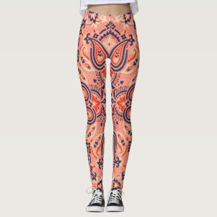 Nahtloser Pisley: Vintages Musterdesign. Leggings
