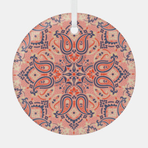 Nahtloser Pisley: Vintages Musterdesign. Ornament Aus Glas