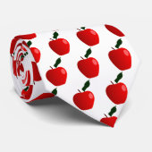 Nahtloser Red Apfel Hintergrund Krawatte (Gerollt)