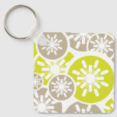 Nahtloser Retro-Schlüsselanhänger Schlüsselanhänger (Vorderseite)