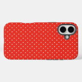 Nahtloser roter Hintergrund mit Punktenmuster Case-Mate iPhone Hülle (Rückseite (Horizontal))