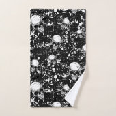 nahtloser Schädeluntergrund Badhandtuch Set (Handtuch)