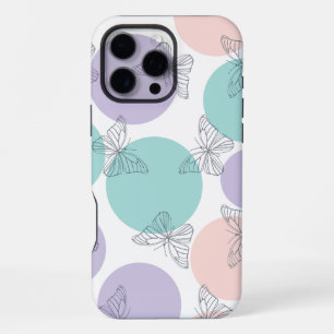 Nahtloser Schmetterlingshintergrund in Pastell iPhone 16 Pro Max Hülle