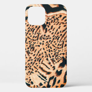 Nahtloser Tiger, Leopard und Jaguar. Nahtlose Text Case-Mate iPhone Hülle