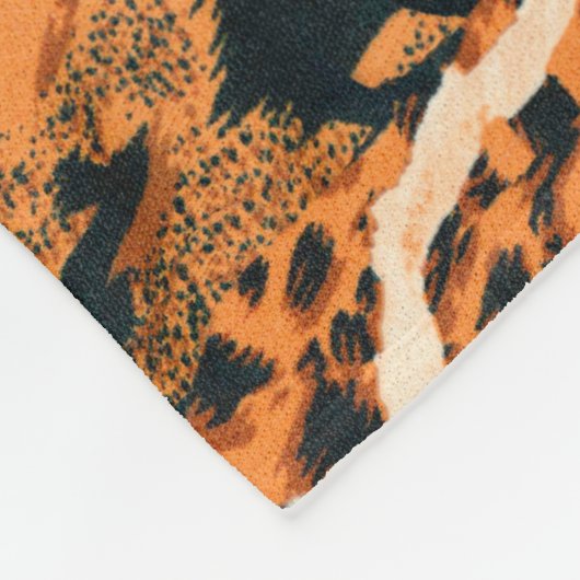 Nahtloser Tiger, Leopard und Jaguar. Nahtloser Tex Fleecedecke (Ecke)