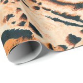Nahtloser Tiger, Leopard und Jaguar. Nahtloser Tex Geschenkpapier (Rolleneckpunkt)