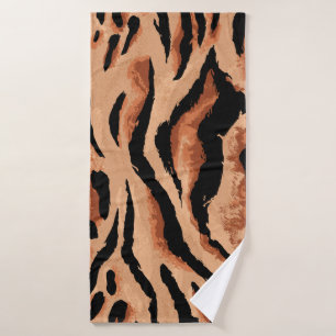 Nahtloser Tiger, Leopardenmuster Badehandtuch