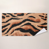 Nahtloser Tiger, Leopardenmuster Badehandtuch (Badehandtuch)