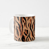 Nahtloser Tiger, Leopardenmuster Kaffeetasse (Vorderseite Links)