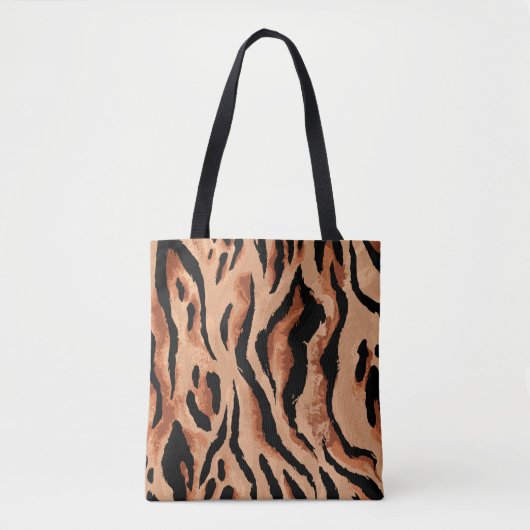 Nahtloser Tiger, Leopardenmuster Tasche (Vorderseite)