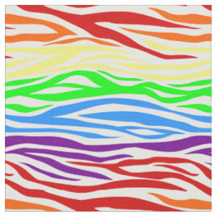 Nahtloser Tiger Regenbogen-Tierdruck Stoff