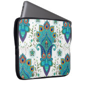 Nahtloser Vintager Hintergrund mit orientalischem  Laptopschutzhülle (Vorne Rechts)