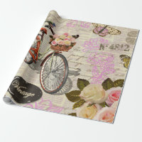 Nahtloser Vintager Hintergrund mit Rose, Schmetter