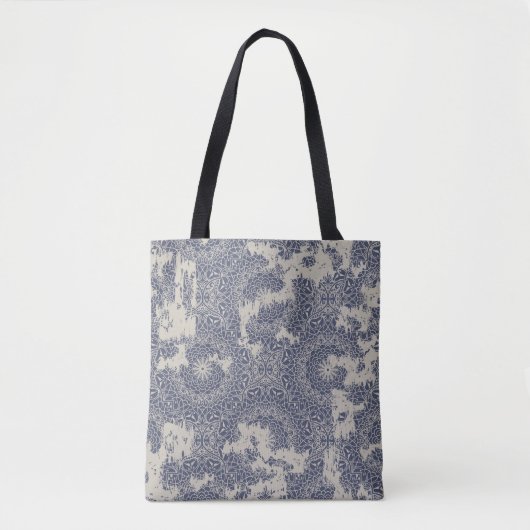 Nahtloser Vintager Teppich mit Abriebwirkung. Tasche (Vorderseite)