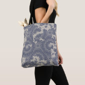 Nahtloser Vintager Teppich mit Abriebwirkung. Tasche (Von Nahem)