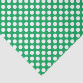 Nahtloser weißer Polka-Punkt - Anpassbarer Hinterg Seidenpapier (Ausschnitt)