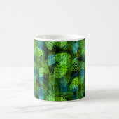 Nahtloser Winter Weihnachts-grüne Pinienbäume tr Kaffeetasse (Mittel)