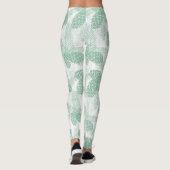 Nahtloser Winter Weihnachtskiefernbaum pa Leggings (Rückseite)