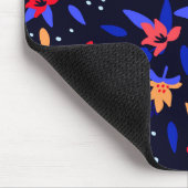 Nahtloses Abstraktes Blumenmuster Mousepad (Ecke)