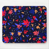 Nahtloses Abstraktes Blumenmuster Mousepad (Vorne)