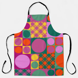 Nahtloses abstraktes geometrisches Hintergrundmust Schürze