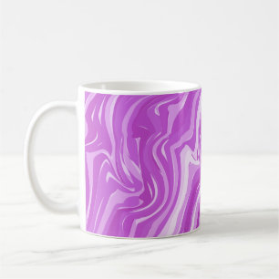 Nahtloses Abstraktes Marmorrosa Muster Kaffeetasse